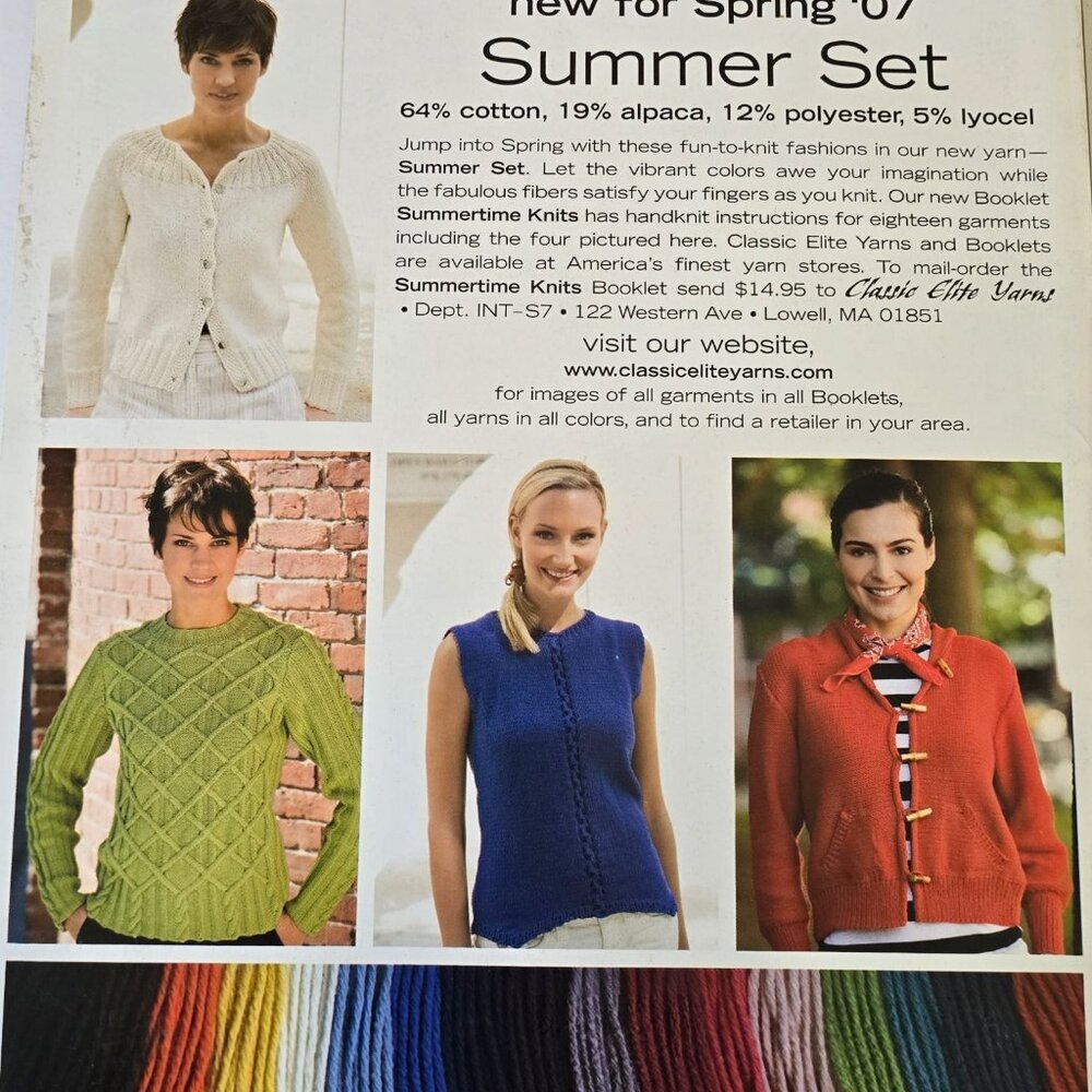Interweave Knits Spring 2007 Magazine - Picture 3 of 16